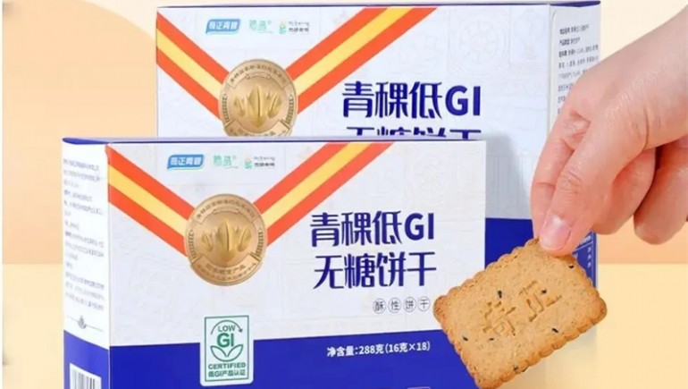 奇正青稞低GI無糖餅干上線西藏航空，為乘客提供健康輕食新選擇